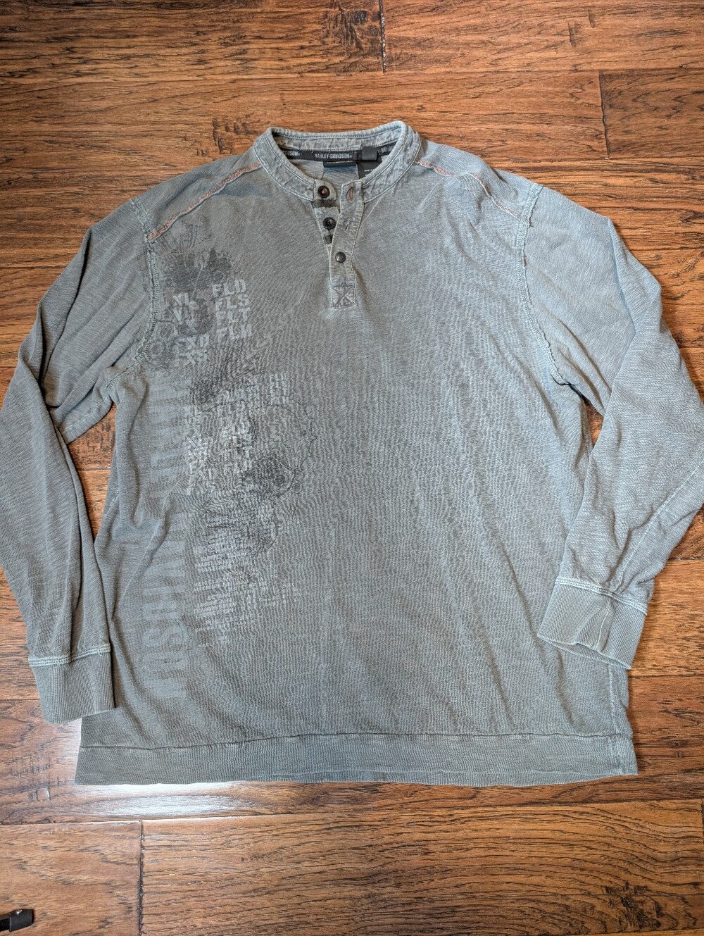 Harley Davidson Y2K Style Long Sleeve Shirt Size XL